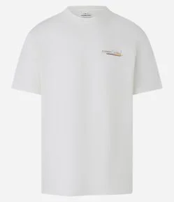 Camiseta Comfort em Algodão com Estampa Drink e Coquetel