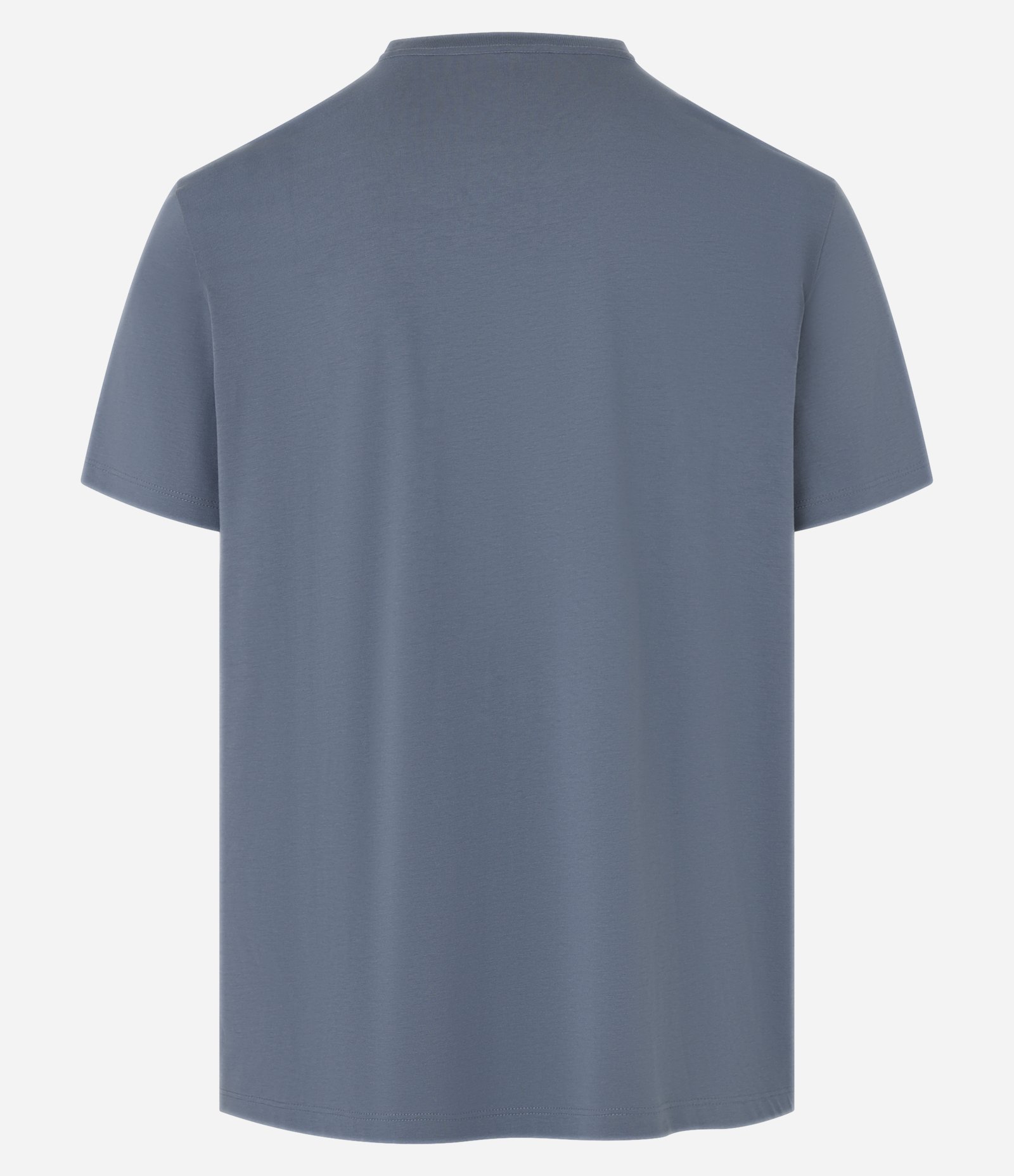 Camiseta em Algodão com Estampa de Paisagem na Janela Cinza 7