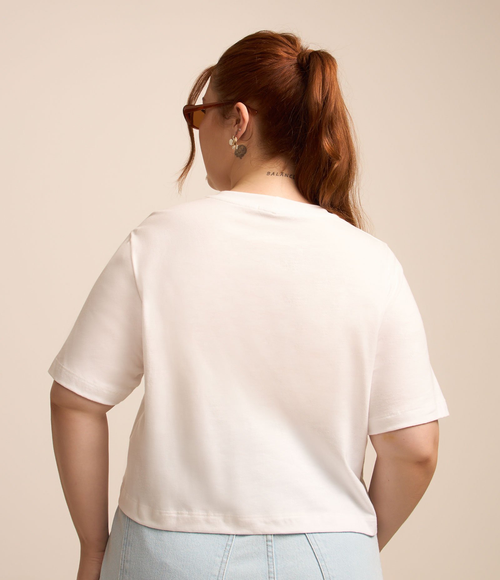 Blusa em Algodão com Estampa Copacabana Curve & Plus Size Branco 3