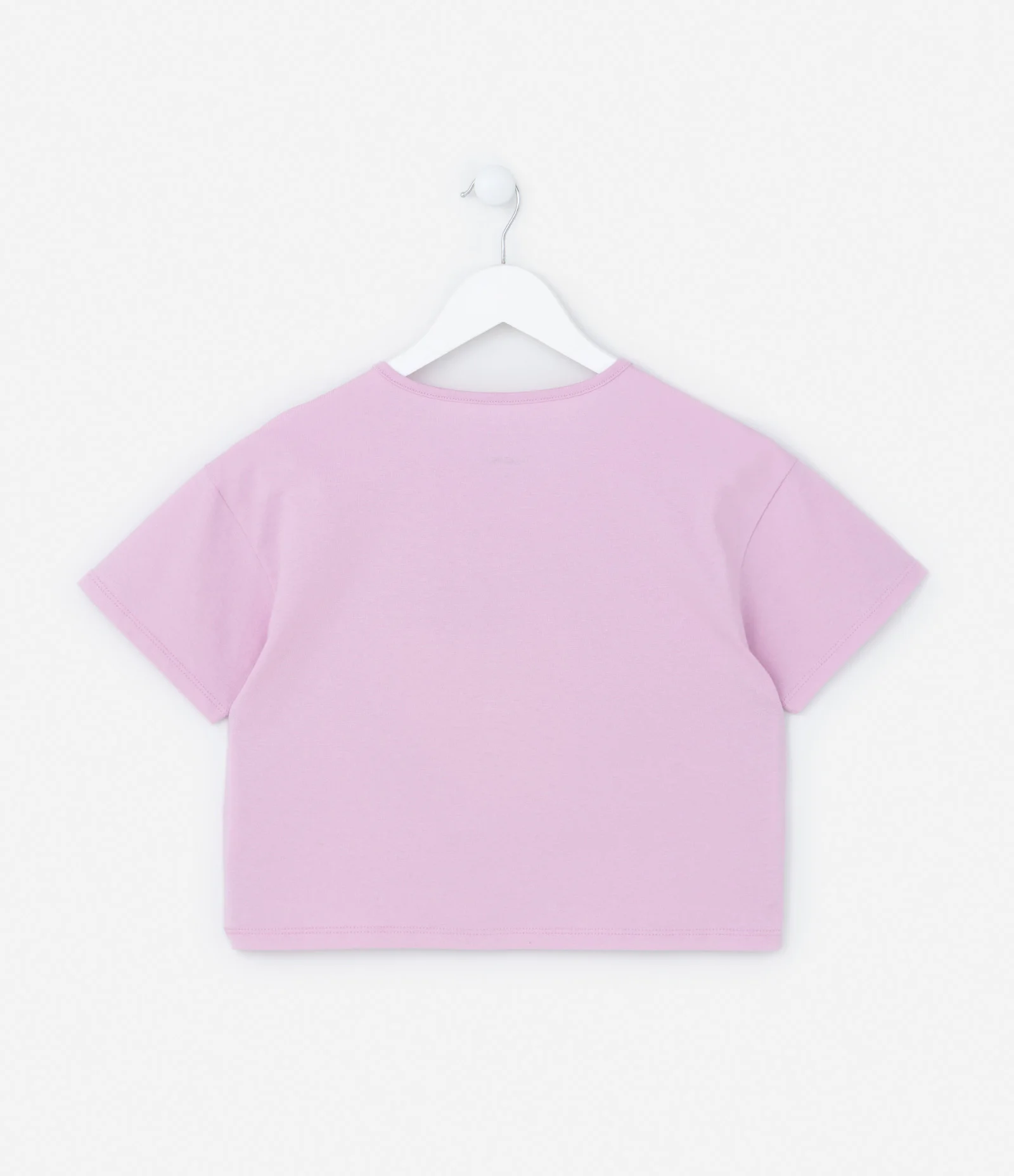 Camiseta Curta Infantil com Estampa Morango - Tam 5 a 14 Anos Rosa 2