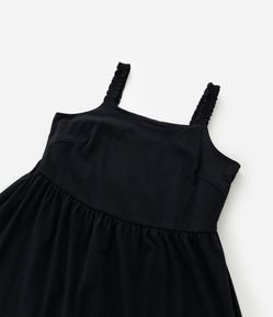 Vestido Curto em Algodão e Decote Quadrado Curve & Plus Size