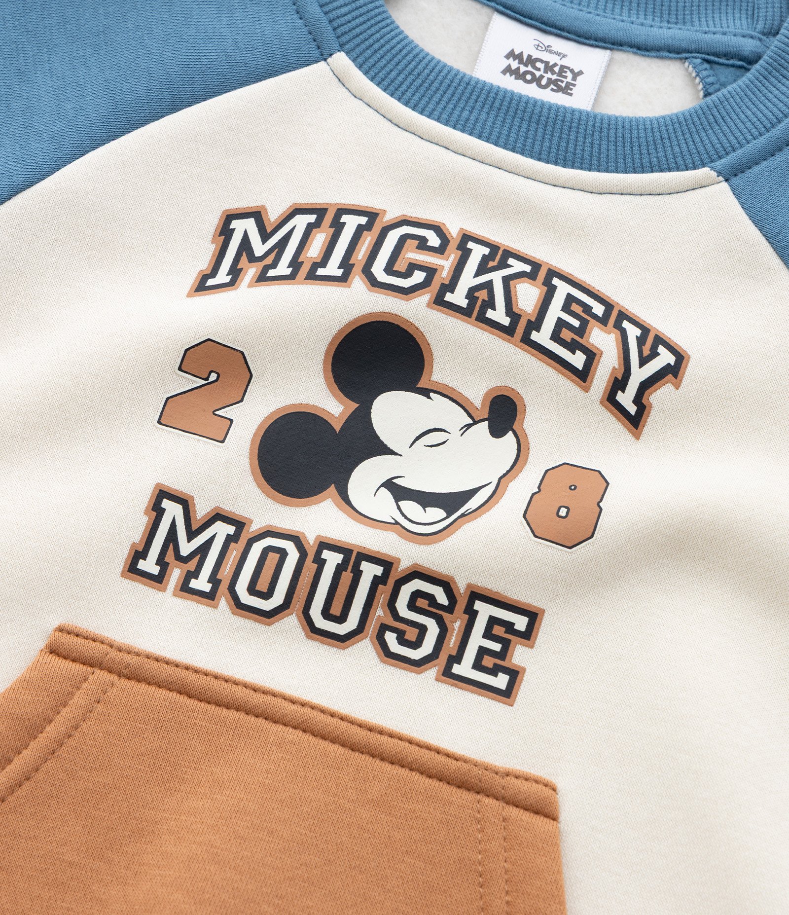 Conjunto Infantil com Recortes e Estampa Mickey - Tam 1 a 6 Anos Azul 11