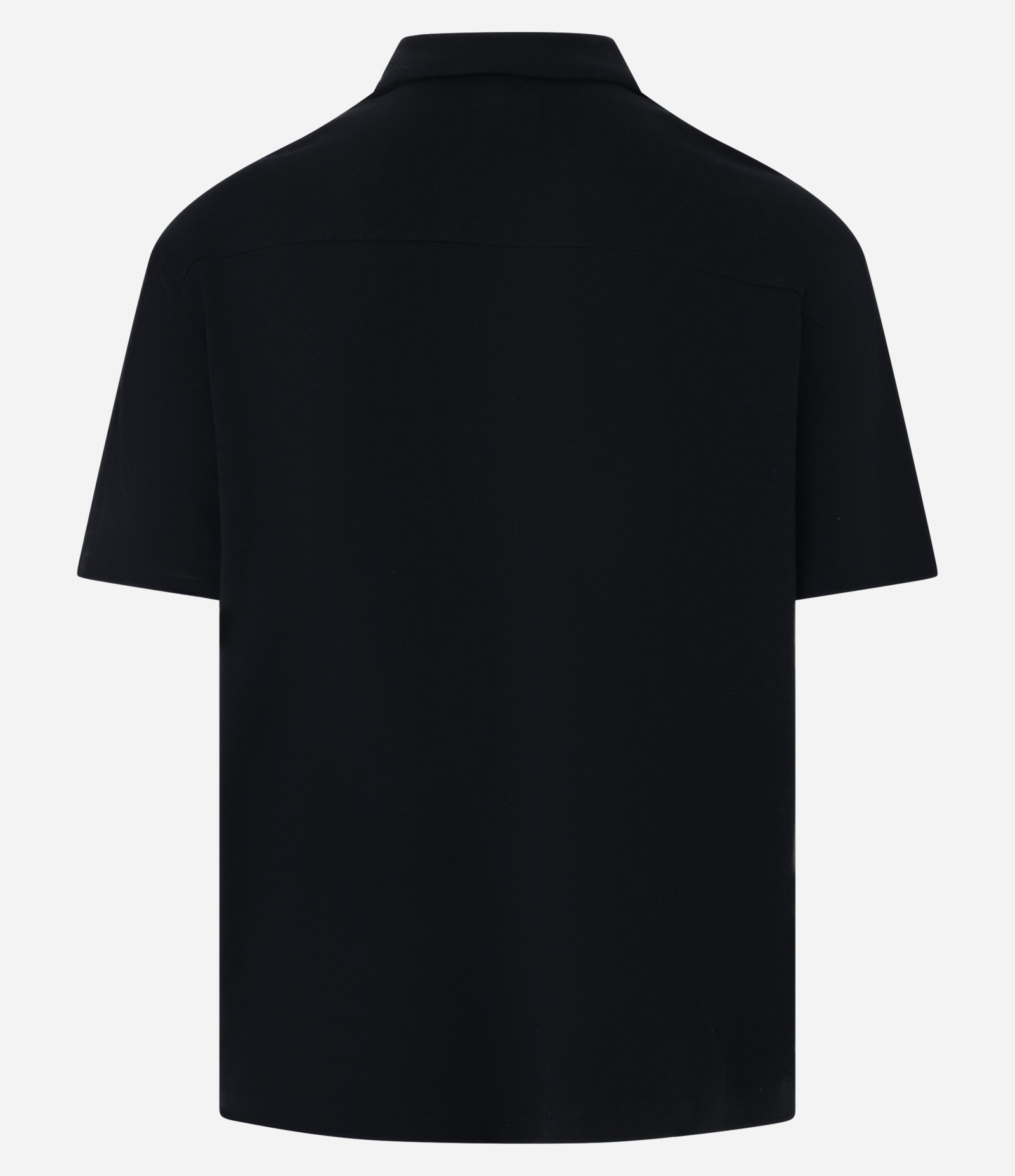 Camisa Boxy em Jacquard com Estampa Bordada Coqueiros Preto 8