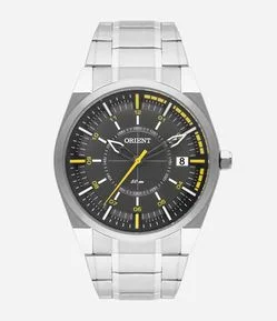 Relógio Orient Analógico com Pulseira e Caixa em Aço