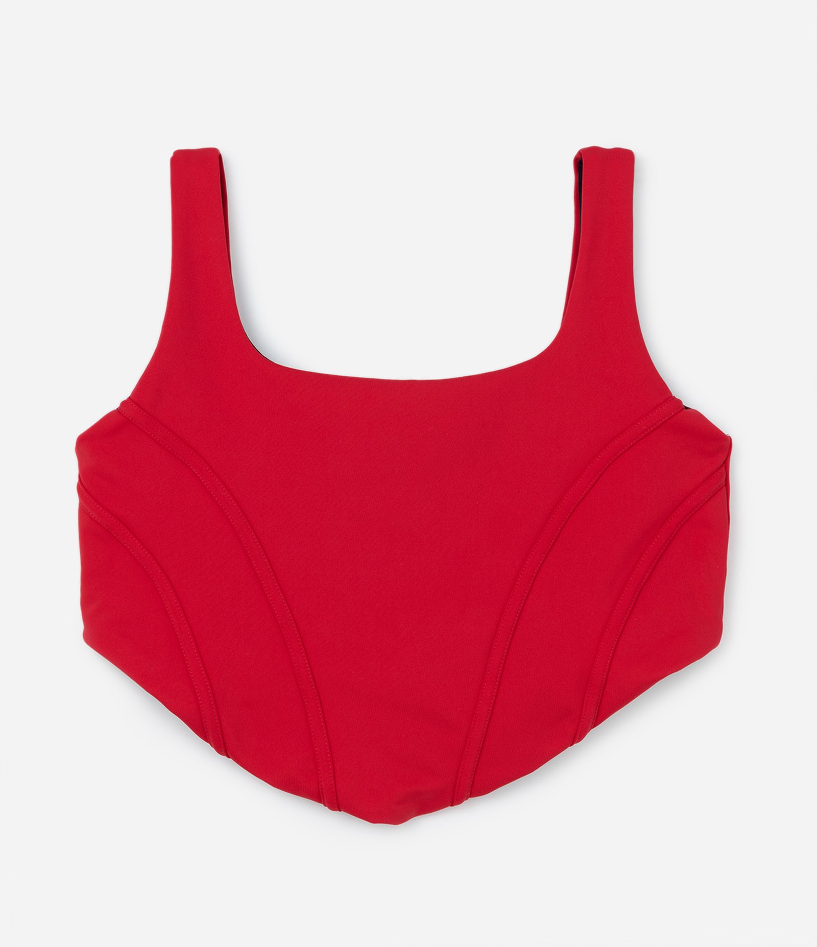 Top Sportcore com Tecnologia Dry e Ponta Curve e Plus Size Vermelho 5