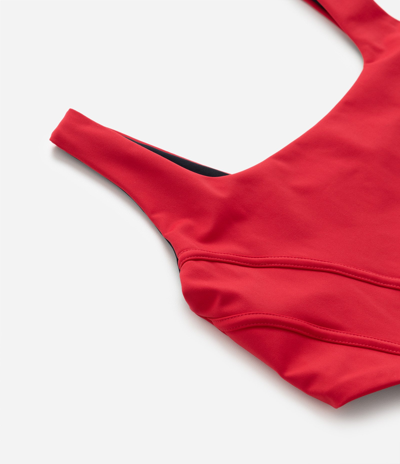 Top Sportcore com Tecnologia Dry e Ponta Curve e Plus Size Vermelho 7