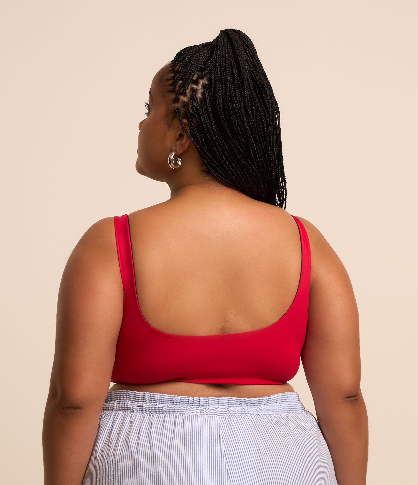 Top Sportcore com Tecnologia Dry e Ponta Curve e Plus Size Vermelho 3