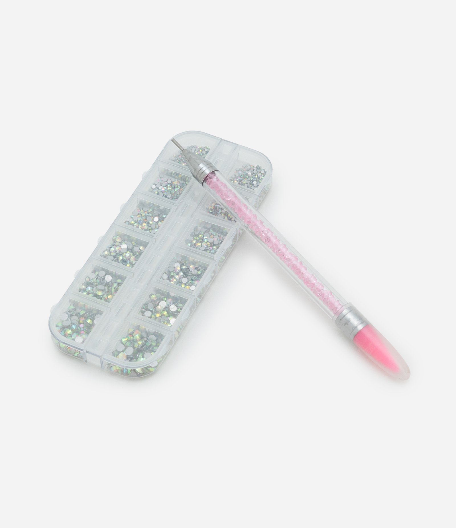 Kit Brilho Adesivo de Make com Caneta Aplicadora Alchemia Prata 1