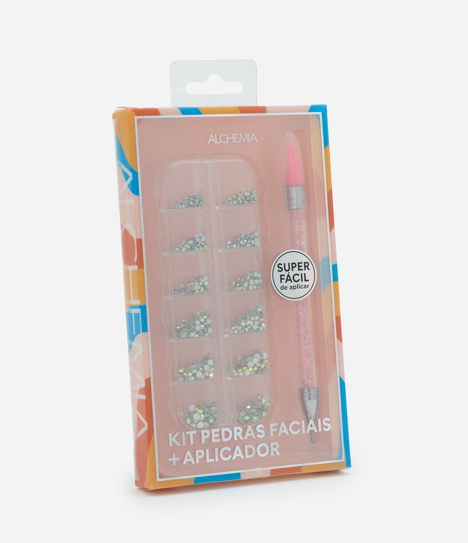 Kit Brilho Adesivo de Make com Caneta Aplicadora Alchemia Prata 2