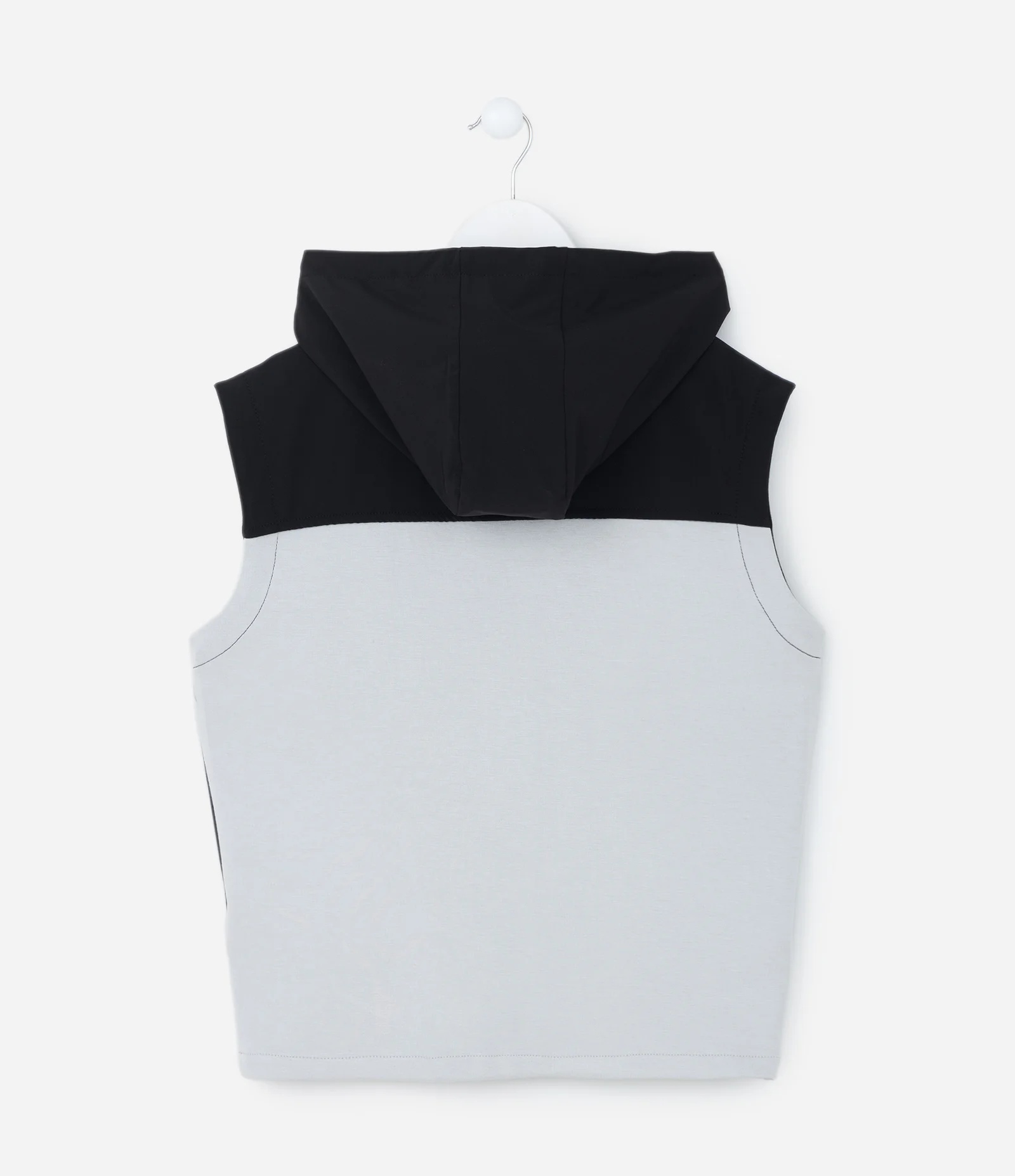 Colete Infantil em Moletom com Capuz e Bolsos em Bloco de Cores - Tam 5 a 14 Anos Multicores 2