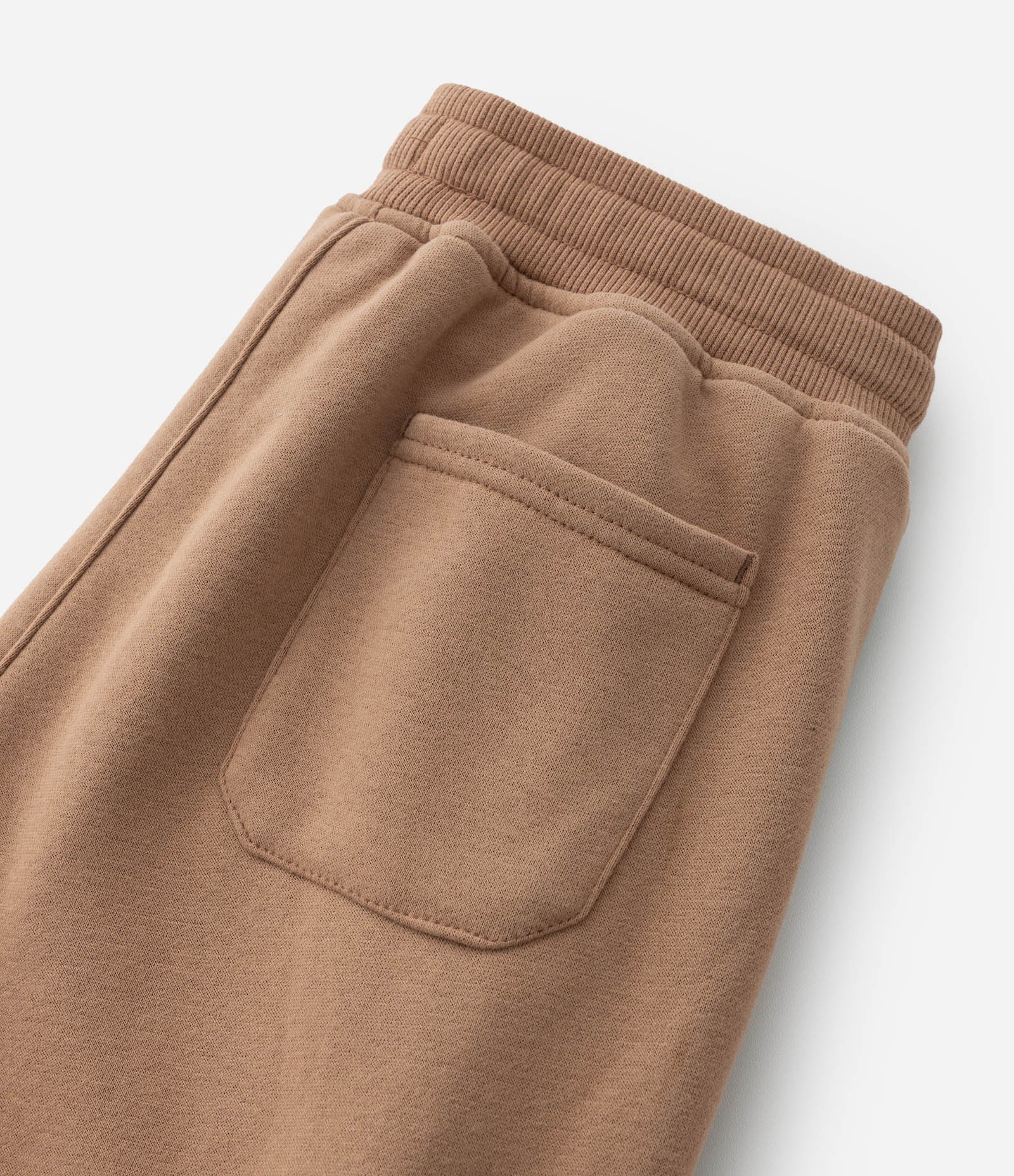 Calça Infantil em Moletom com Bolsos Cargo - Tam 5 a 14 Anos Marrom 7