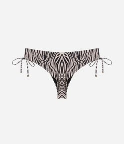 Biquíni Calcinha Animal Print com Lacinhos Curve & Plus Size
