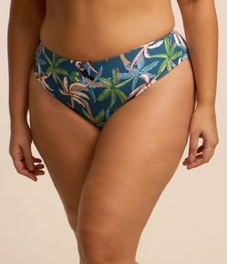 Biquíni Calcinha Estampada e Fio Duplo Curve & Plus Size