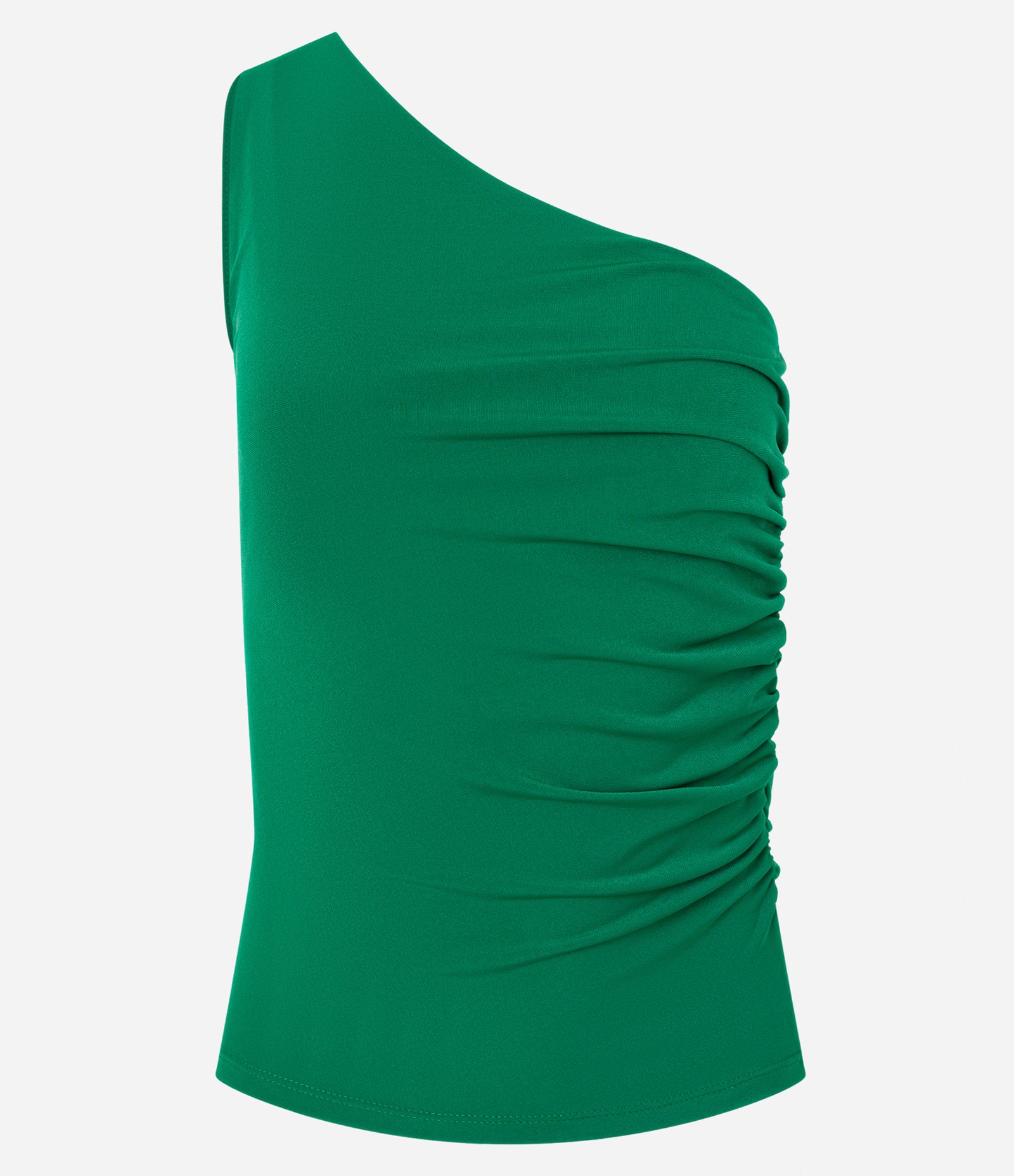 Blusa Ombro Só com Franzido Lateral Verde 5
