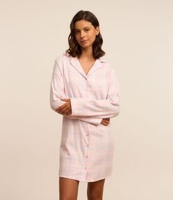 Camisola Americana em Flanela Xadrez