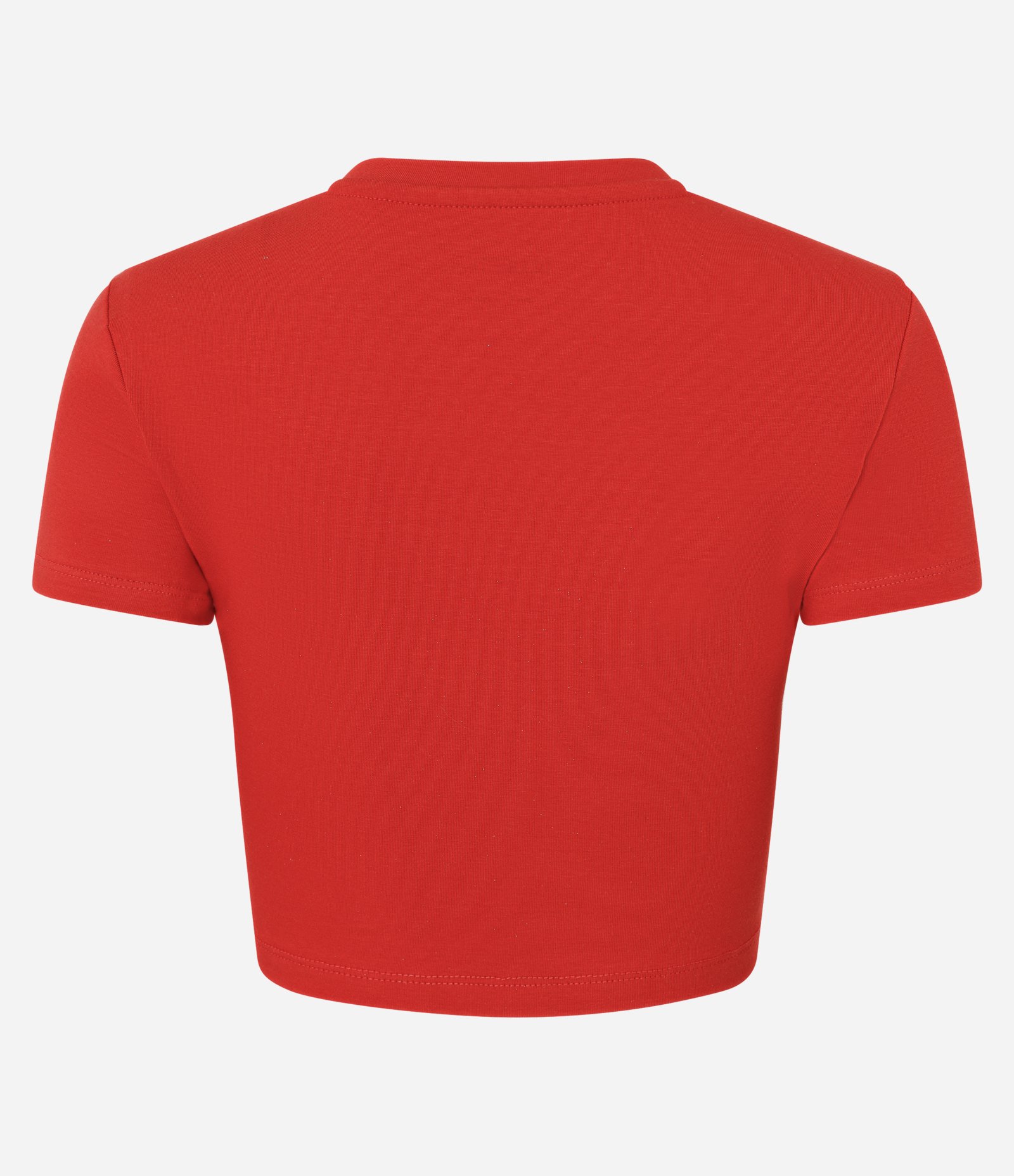 Blusa Baby Tee em Algodão com Lettering Your Crush Vermelho 4