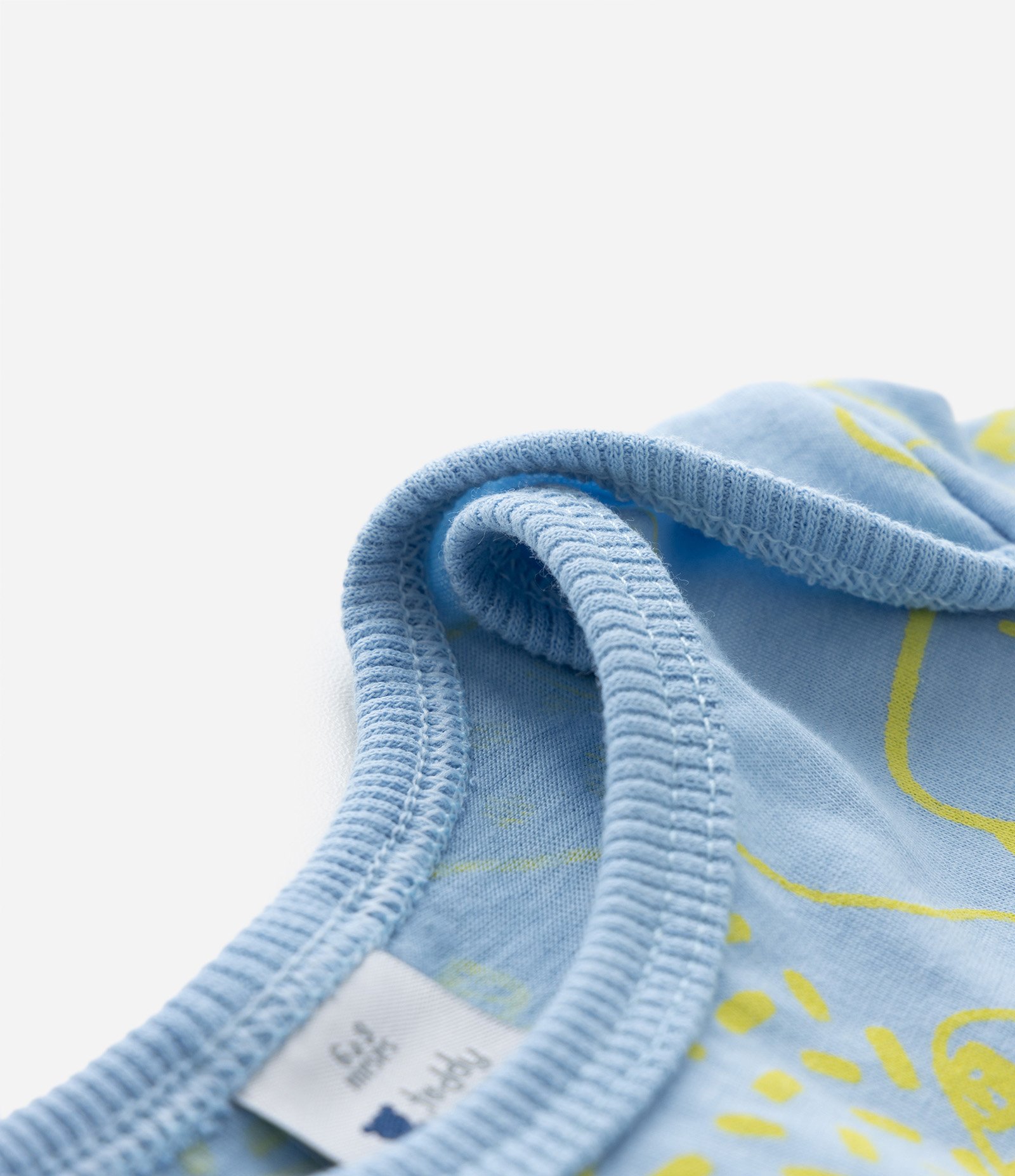 Conjunto Infantil com Estampa Dino - Tam 0 a 18 Meses Azul 5