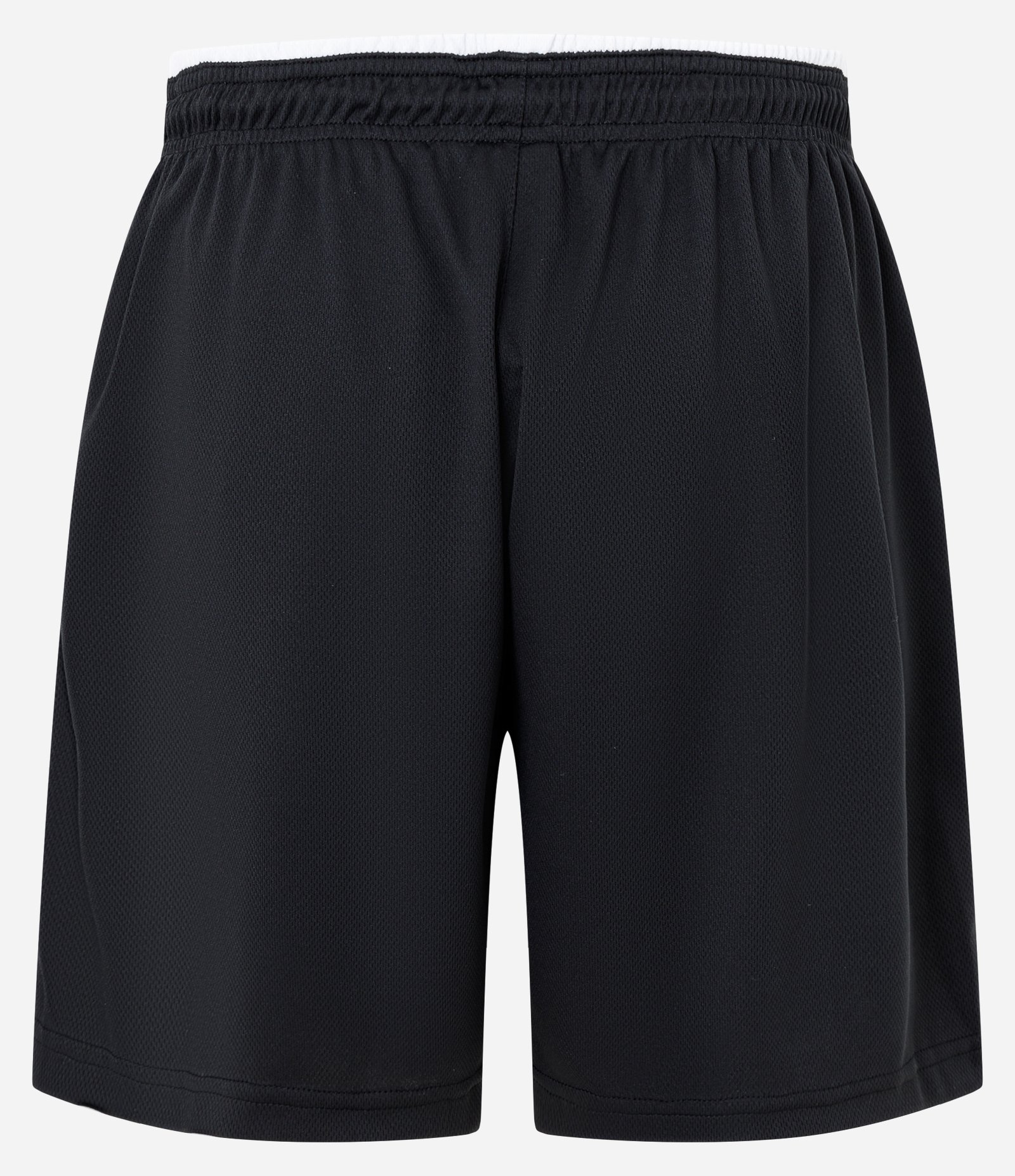 Bermuda Esportiva de Basquete em Microfibra Sem Costura Lateral Preto 6