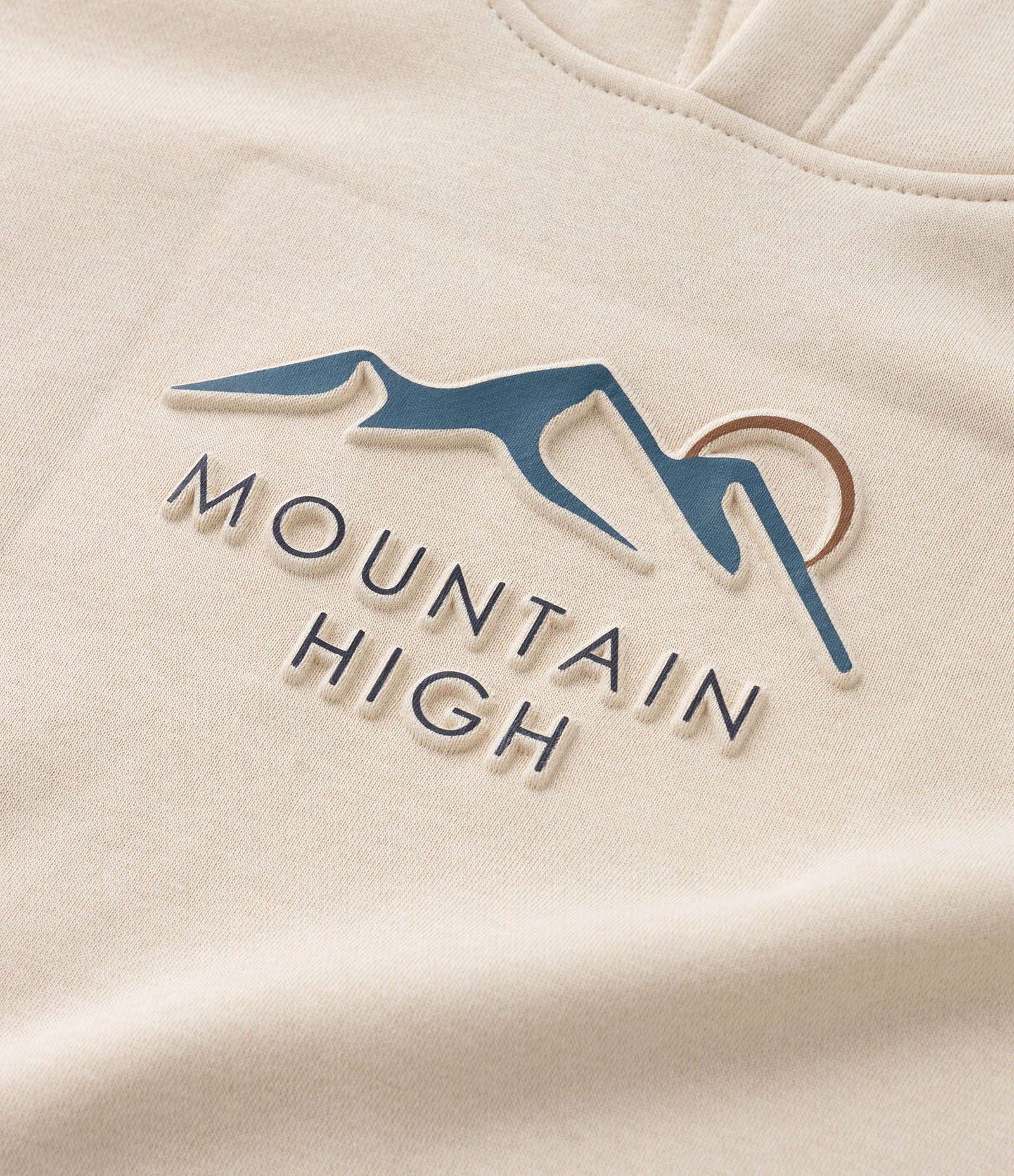 Blusão Infantil com Estampa Relevo Montanha - Tam 5 a 14 Anos Bege 8