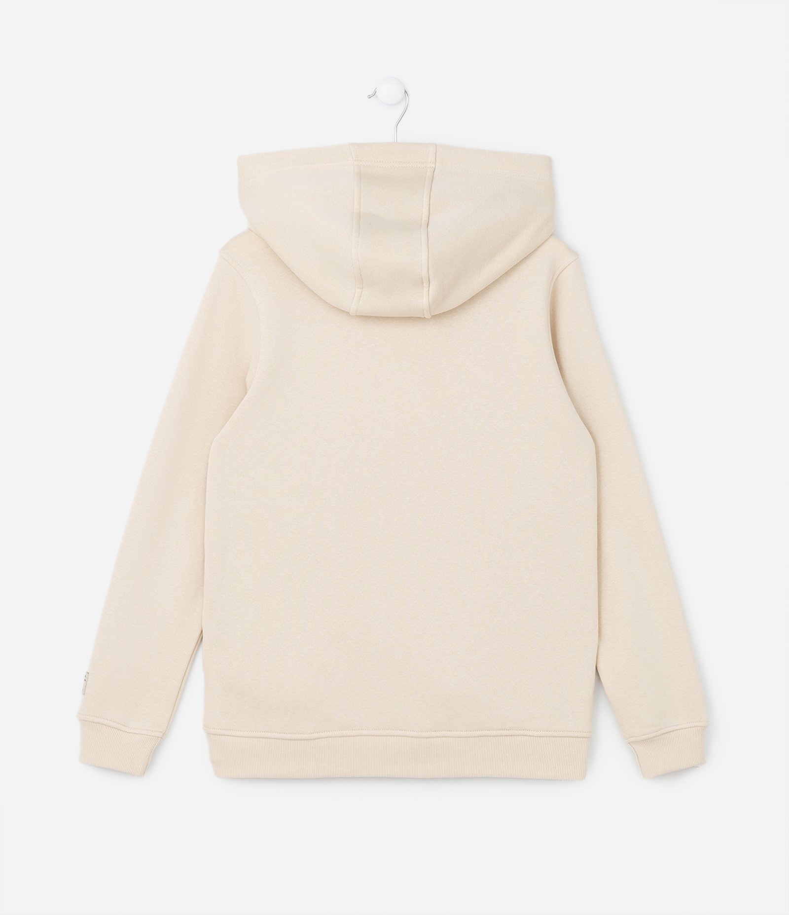 Blusão Infantil com Estampa Relevo Montanha - Tam 5 a 14 Anos Bege 2