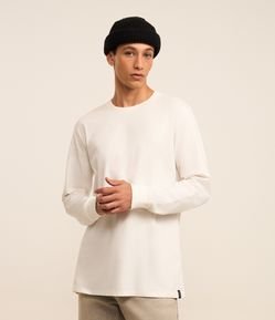 Camiseta Comfort em Algodão com Manga Longa