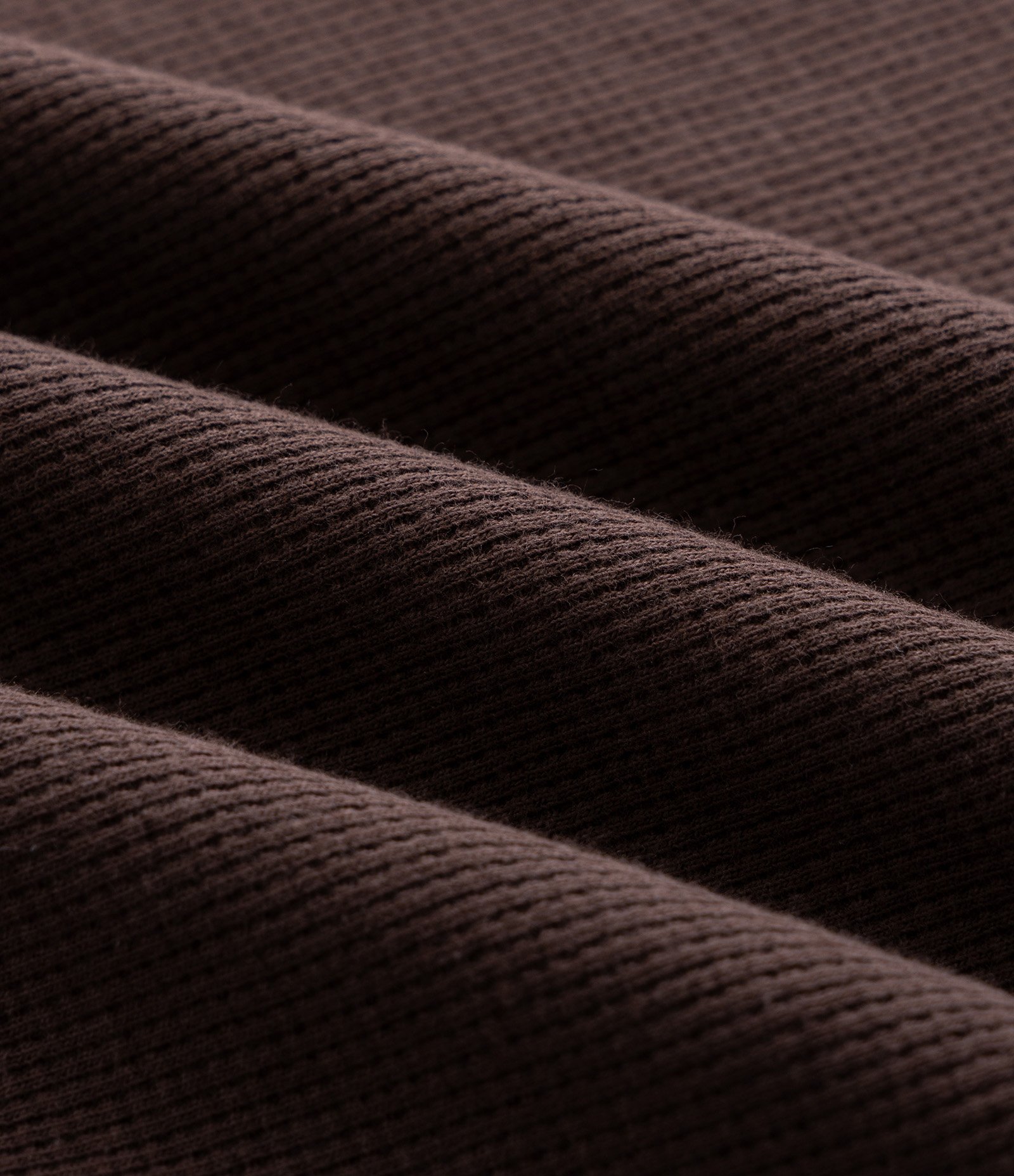 Camiseta Regular em Algodão com Textura Waffle Marrom 9