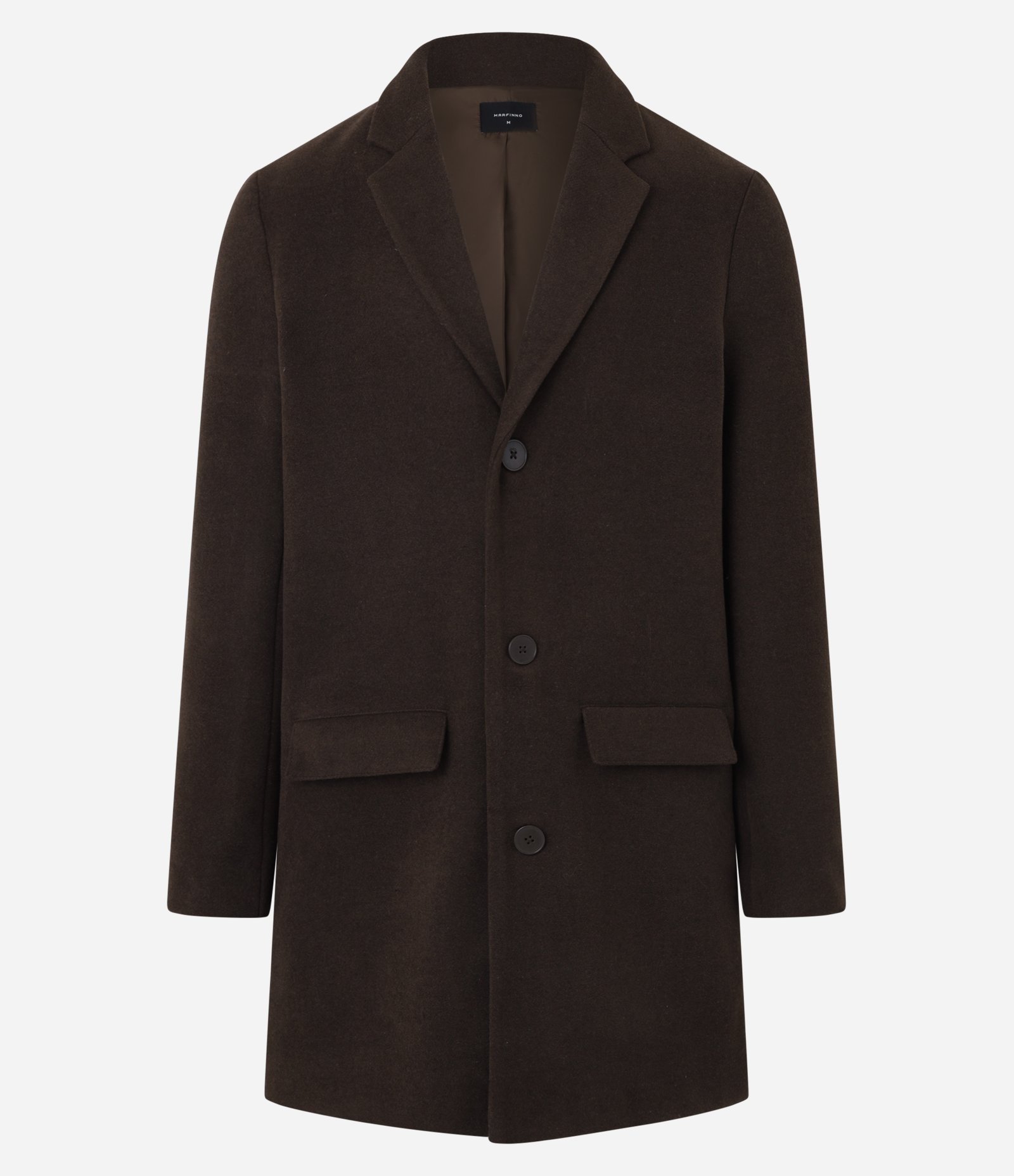 Casaco Alongado em Polivelour com Botões e Bolsos 5