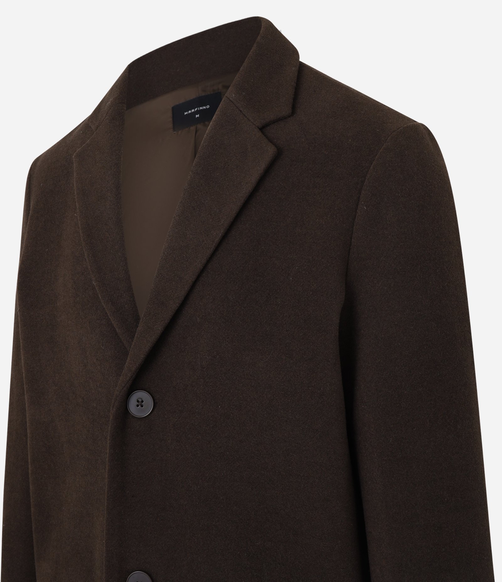 Casaco Alongado em Polivelour com Botões e Bolsos 6