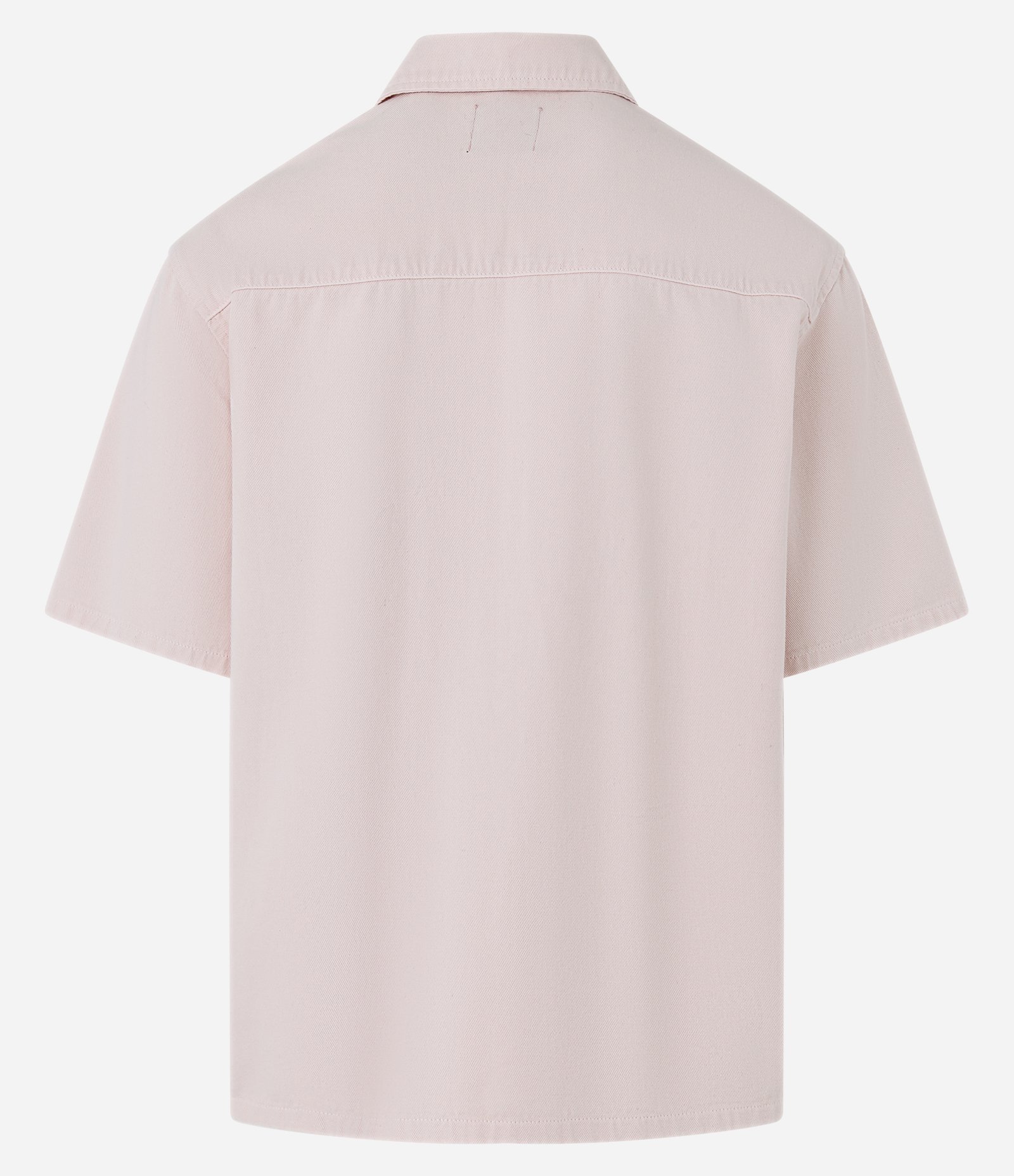 Camisa Boxy em Sarja Estonada com Bolso no Peito 6