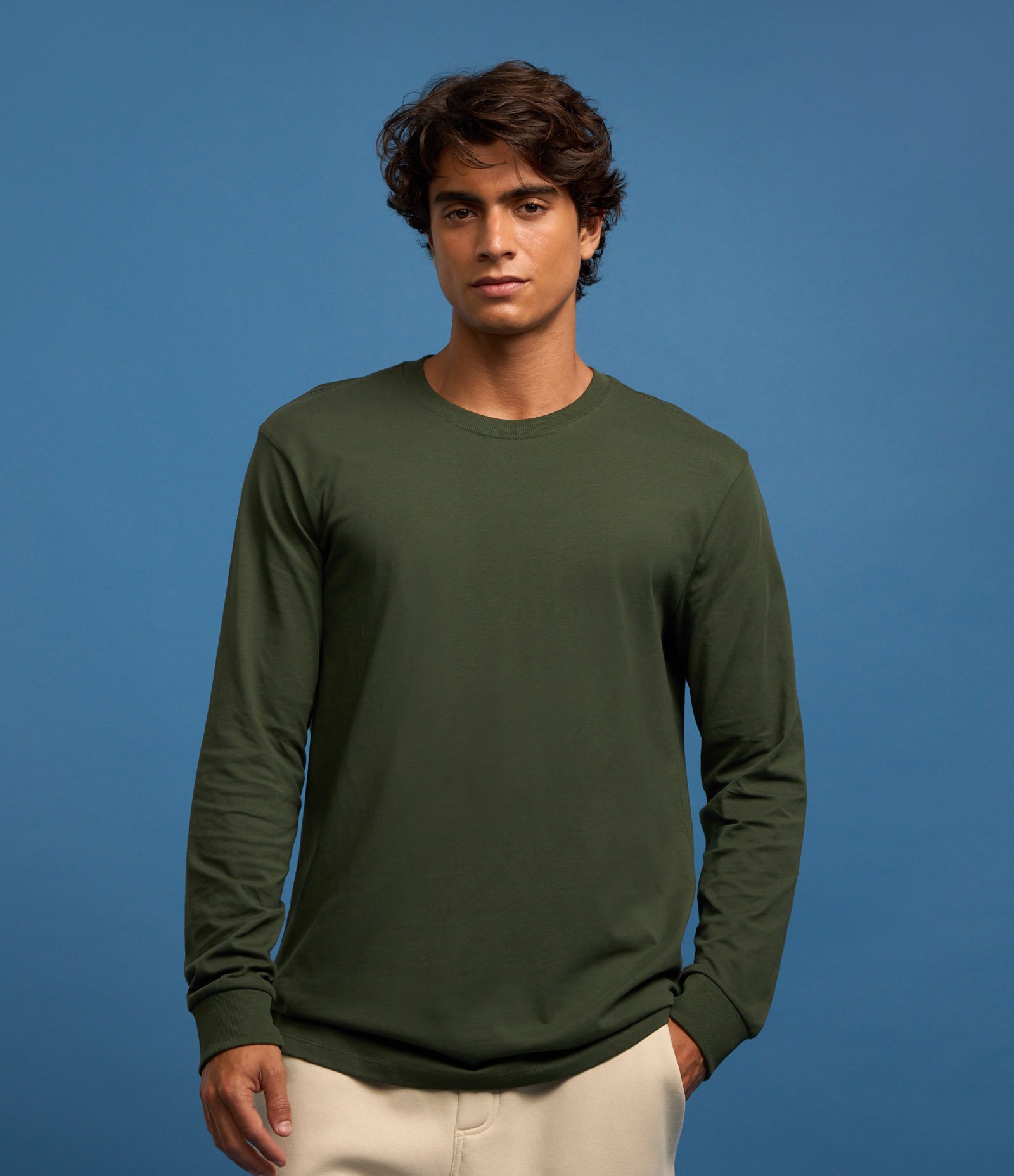 Camiseta Comfort em Algodão com Manga Longa 4