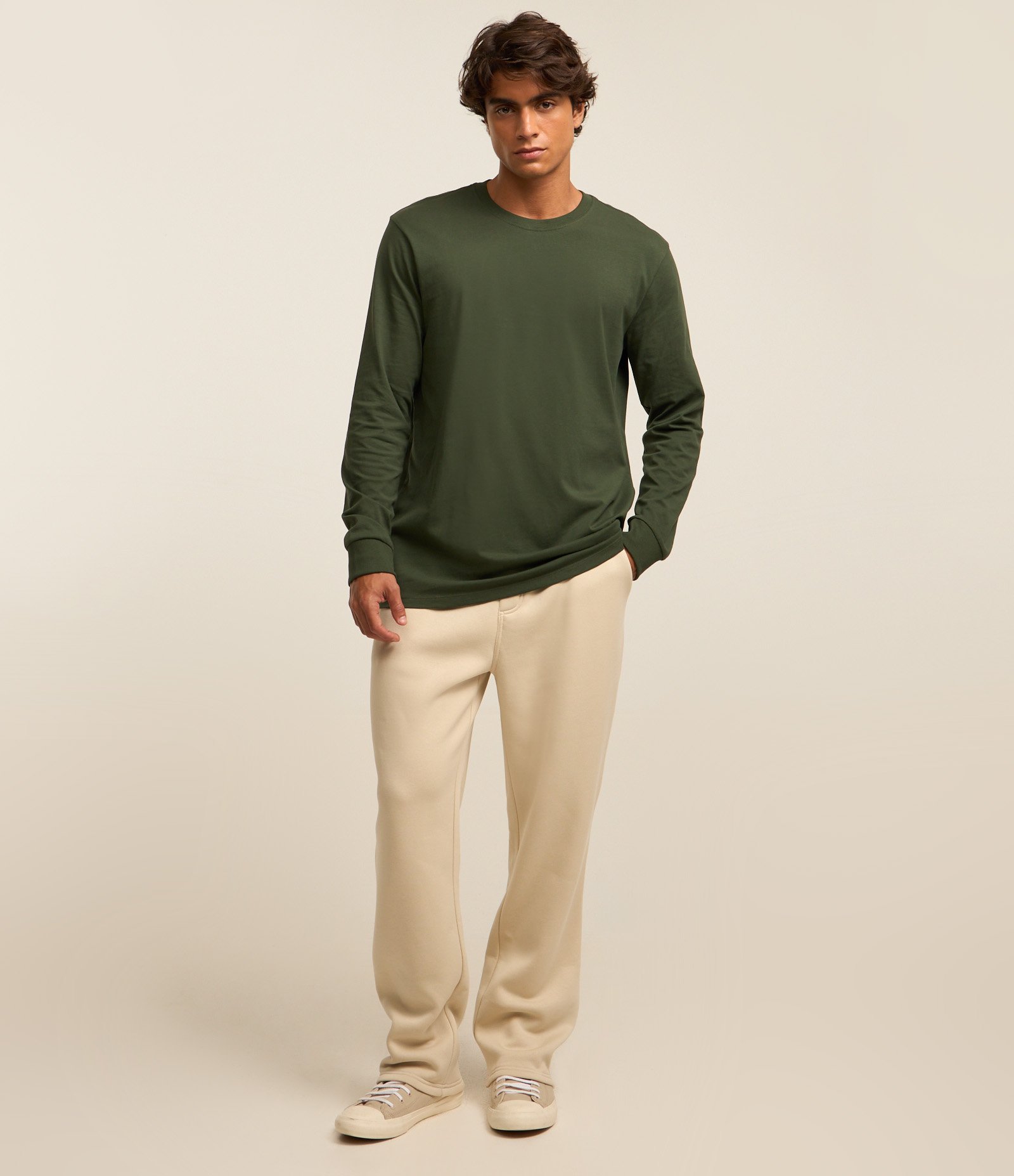 Camiseta Comfort em Algodão com Manga Longa 2