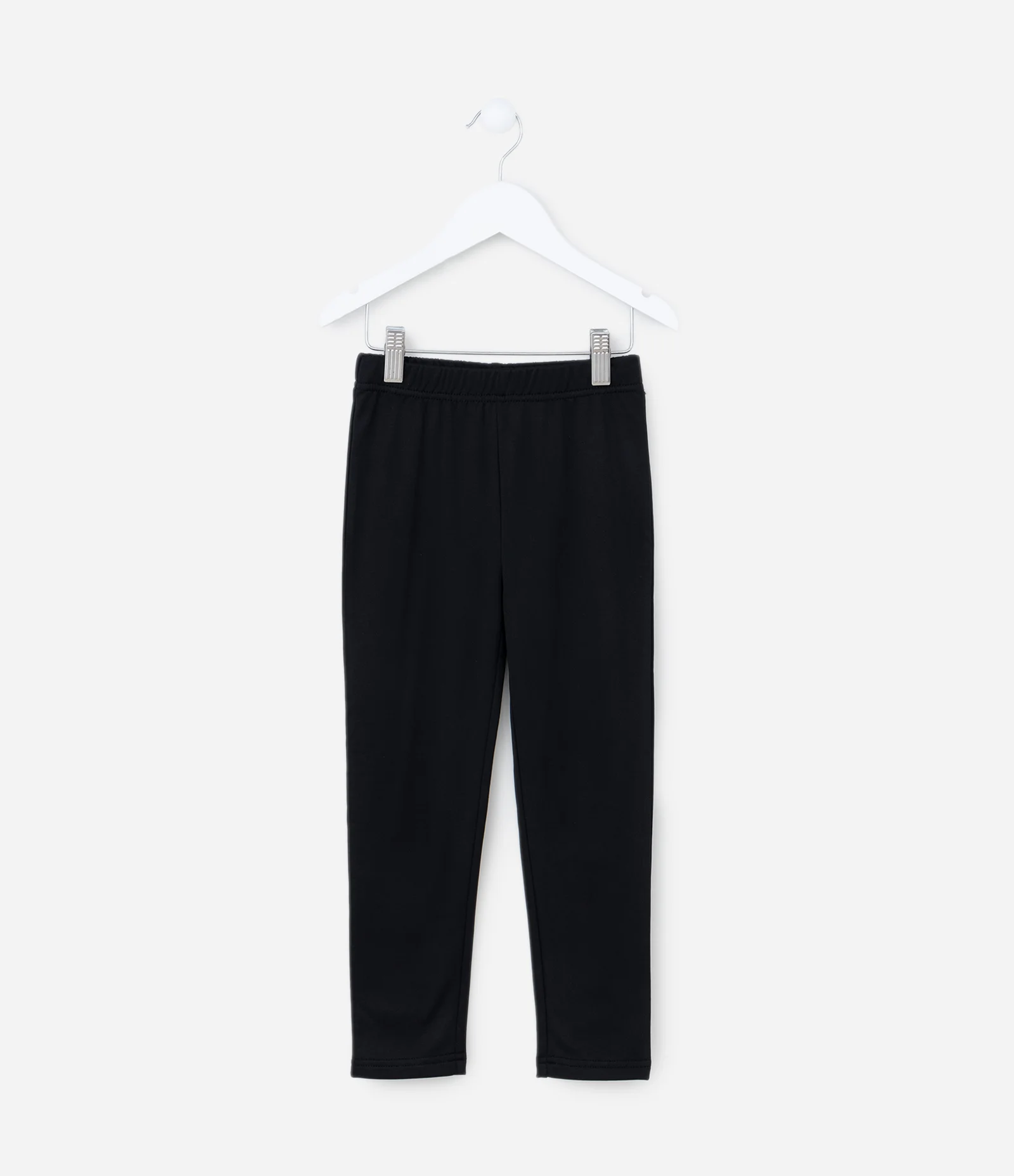 Calça de Pijama Infantil Térmico - Tam 4 a 14 Anos Preto 1