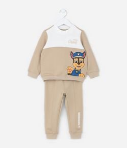 Conjunto Infantil com Recortes e Estampa Patrulha Canina - Tam  2 a 6 Anos