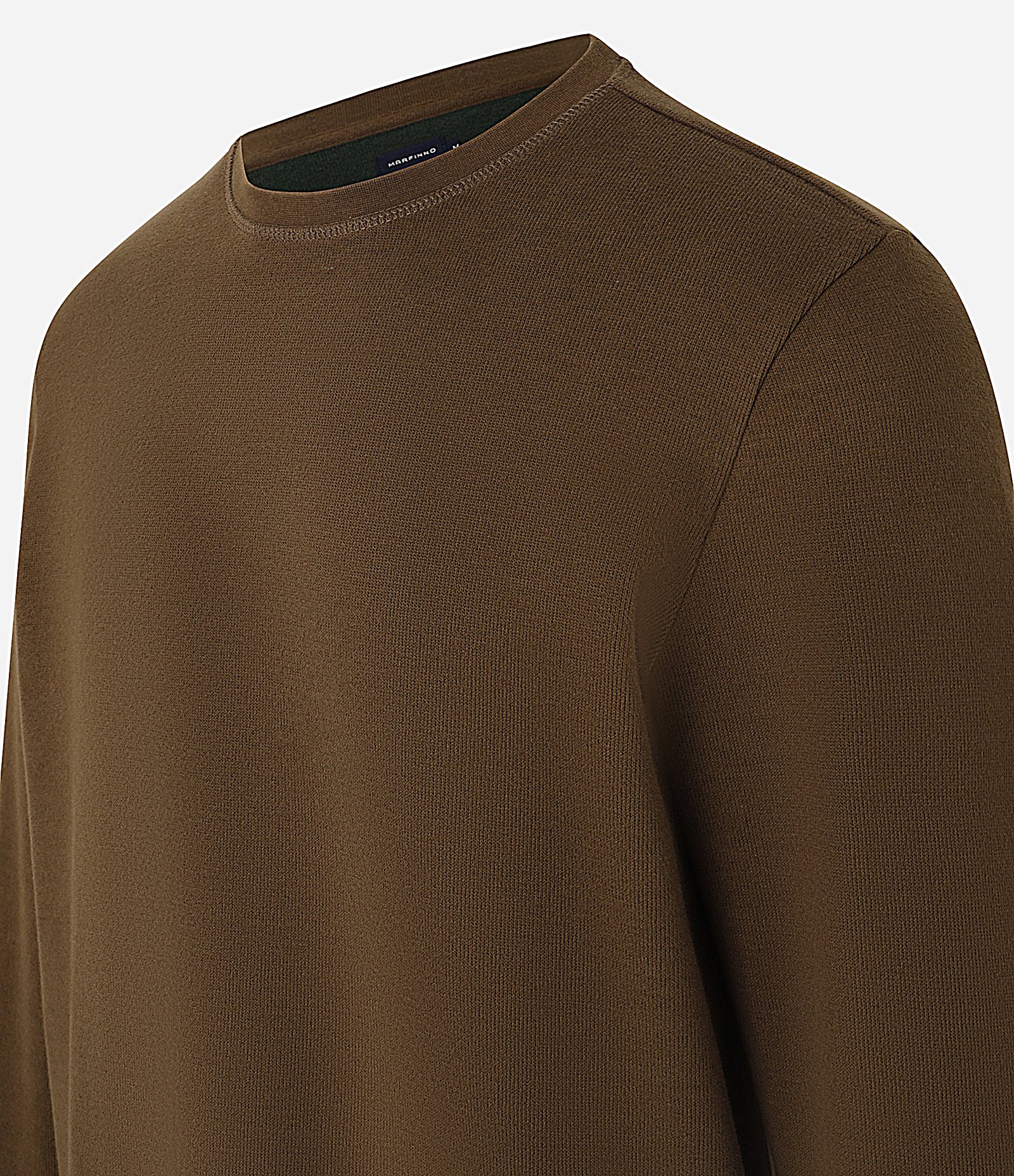 Blusão em Algodão com Punho Ajustado Marrom 6