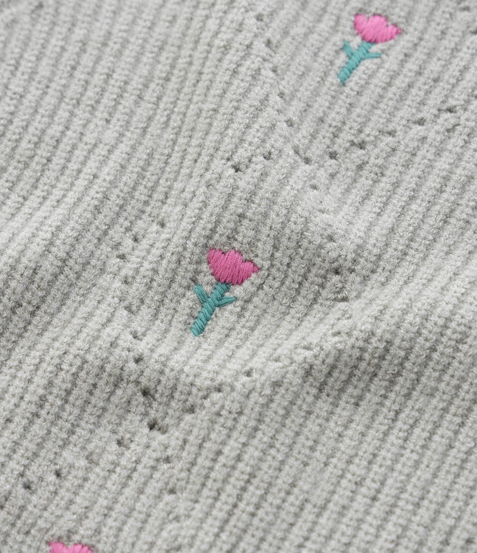 Colete Infantil com Bordado e Detalhe de Mangas - Tam 1 a 5 Anos Cinza 5