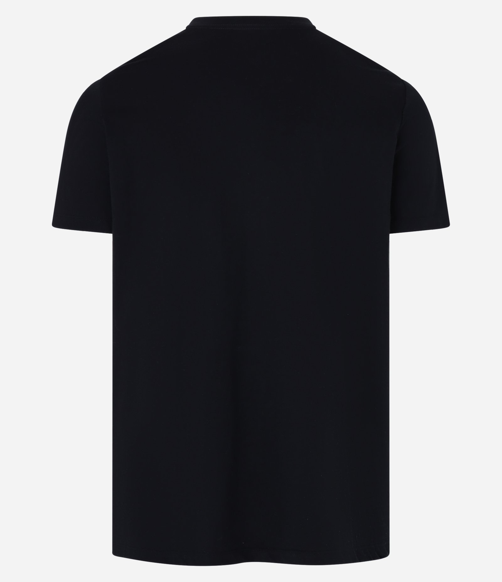 Camiseta Regular em Algodão Estampa Photoprint Mar Preto 2