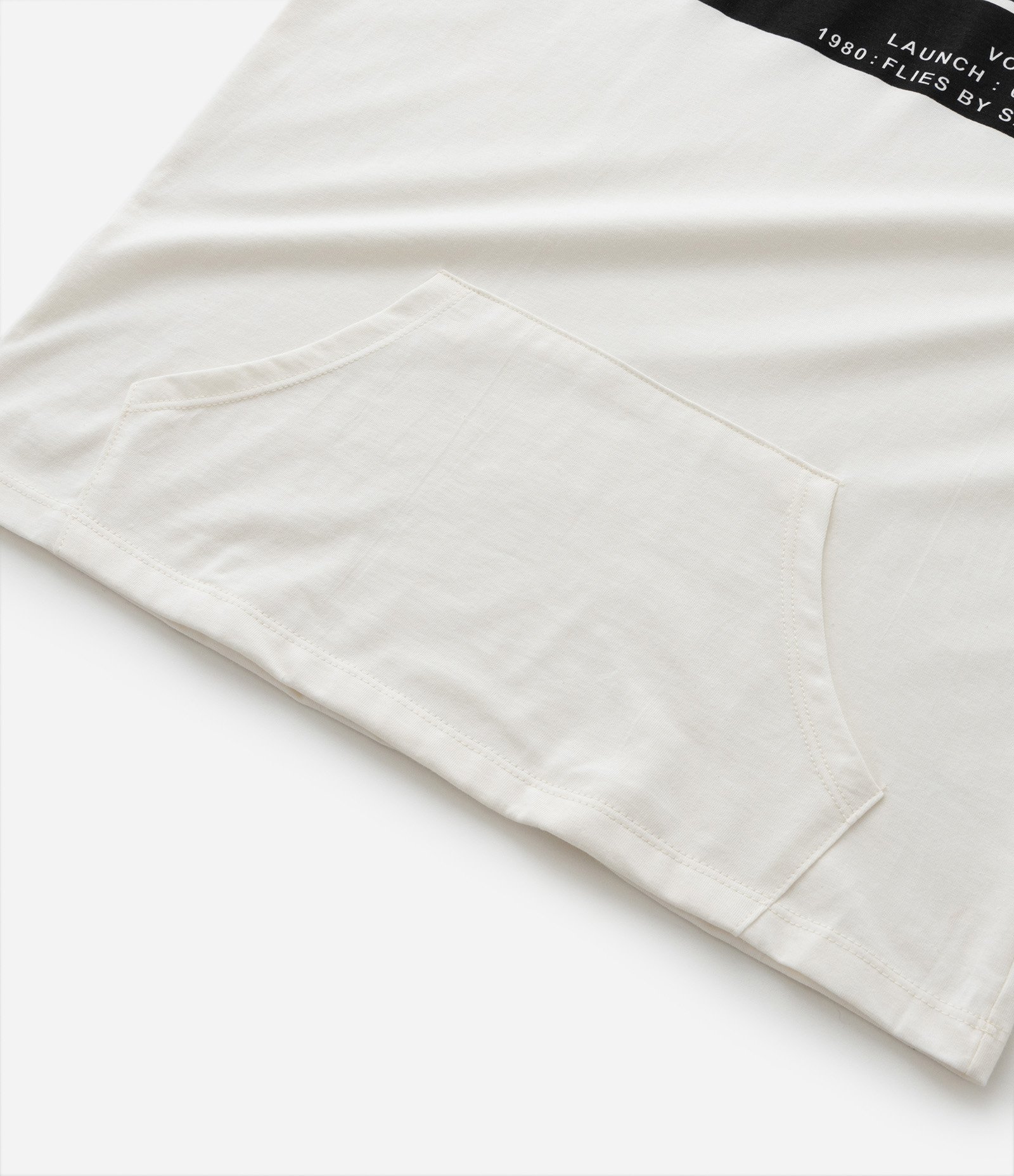 Regata Infantil com Capuz e Estampa NASA - Tam 5 a 14 Anos Branco 4