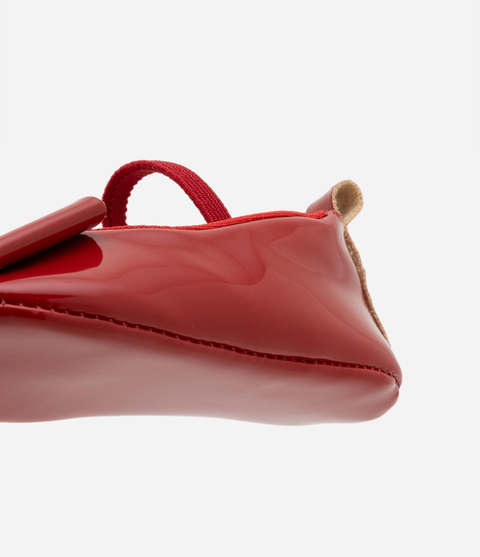 Sapatilha Infantil em Verniz com Lacinho - Tam 15 a 19 Vermelho 4