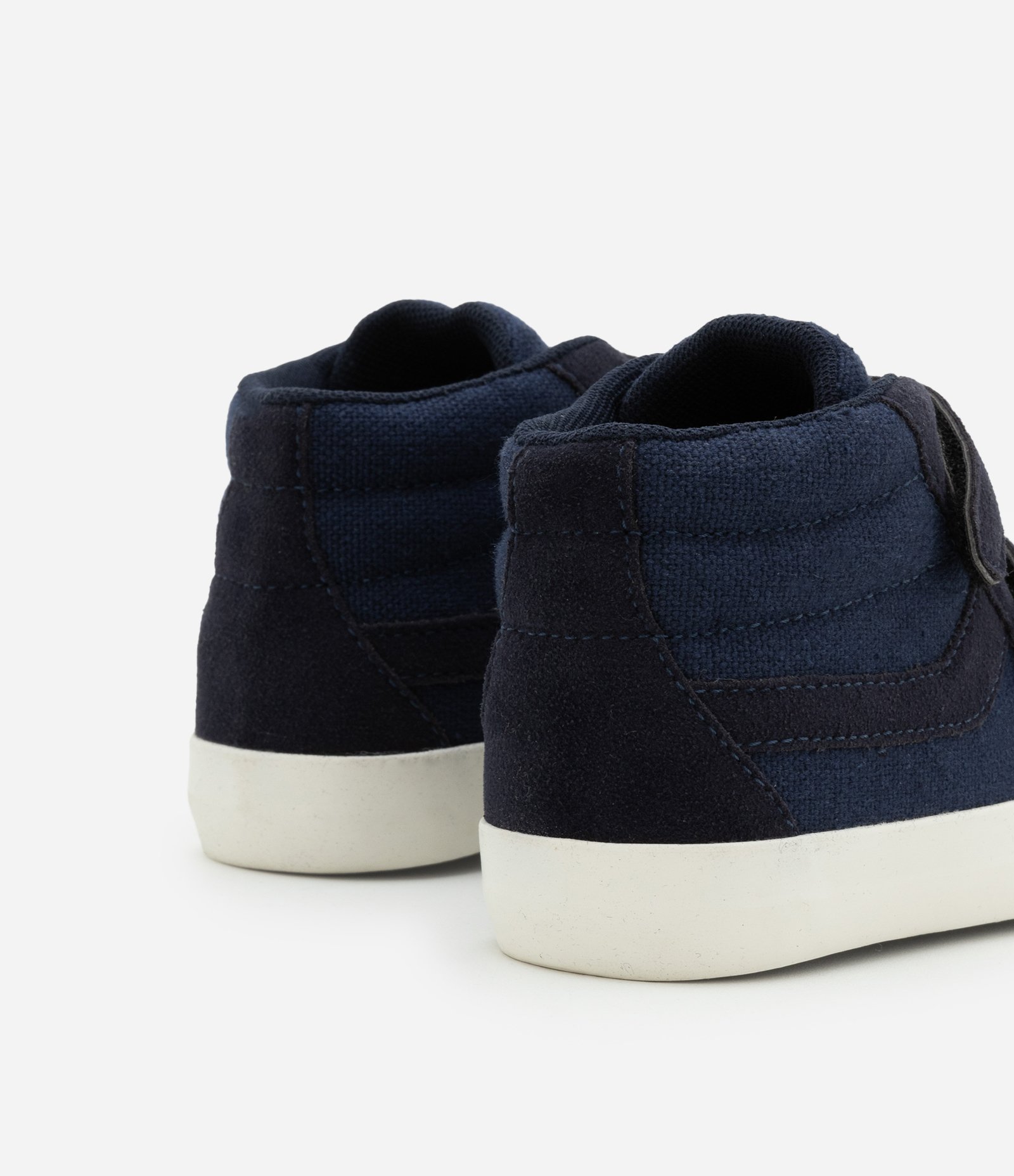 Tênis Botinha Infantil com Dois Velcros - Tam  20 ao 27 Azul 2