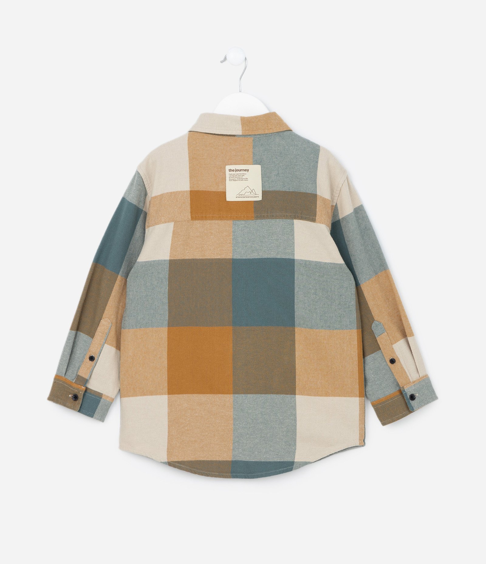 Camisa Infantil em Flanela com Estampa Xadrez - Tam 5 a 14 Anos Multicores 2