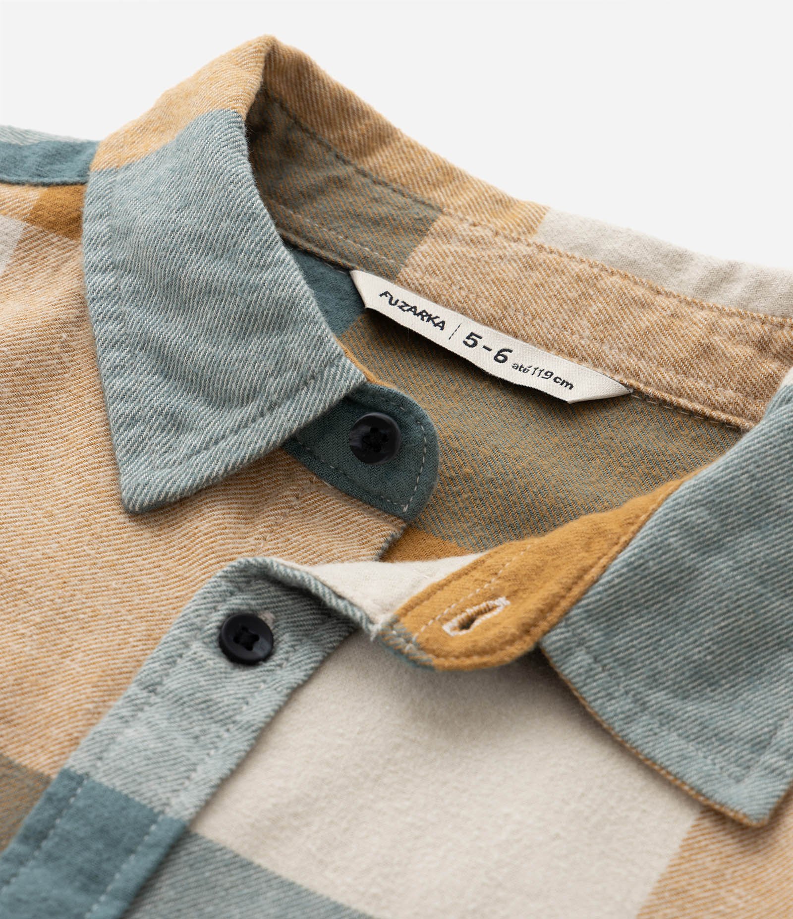 Camisa Infantil em Flanela com Estampa Xadrez - Tam 5 a 14 Anos Multicores 5