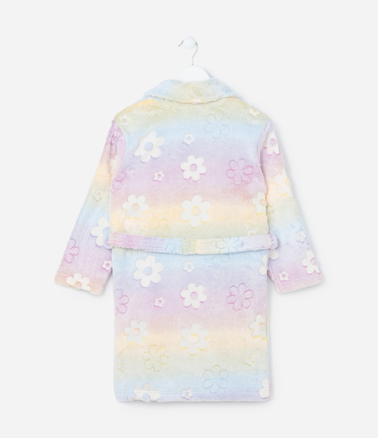 Roupão Infantil com Estampa Flores Brilha no Escuro - Tam 3 a 16 Anos Multicores 2