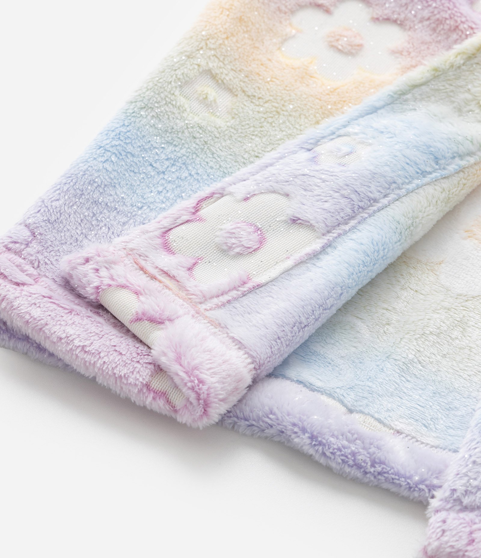 Roupão Infantil com Estampa Flores Brilha no Escuro - Tam 3 a 16 Anos Multicores 3