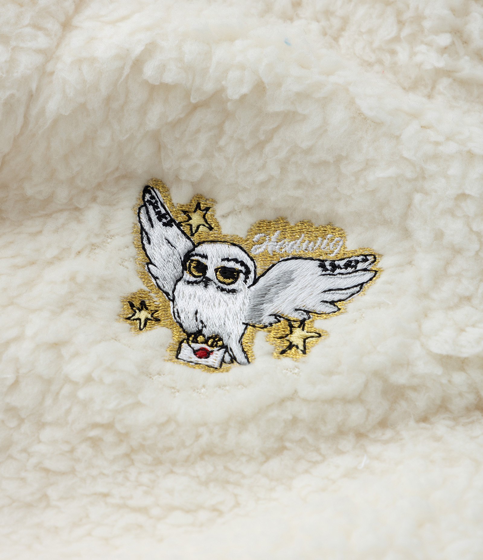 Roupão Infantil em Sherpa com Estampa Harry Potter - Tam5 ao 16 Off White 7
