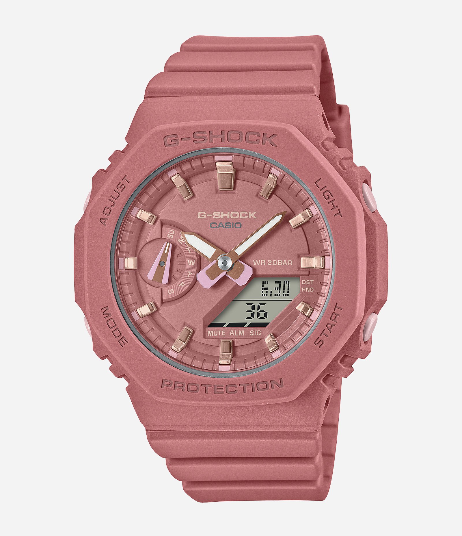 Relógio GShock Anadigi Rosa