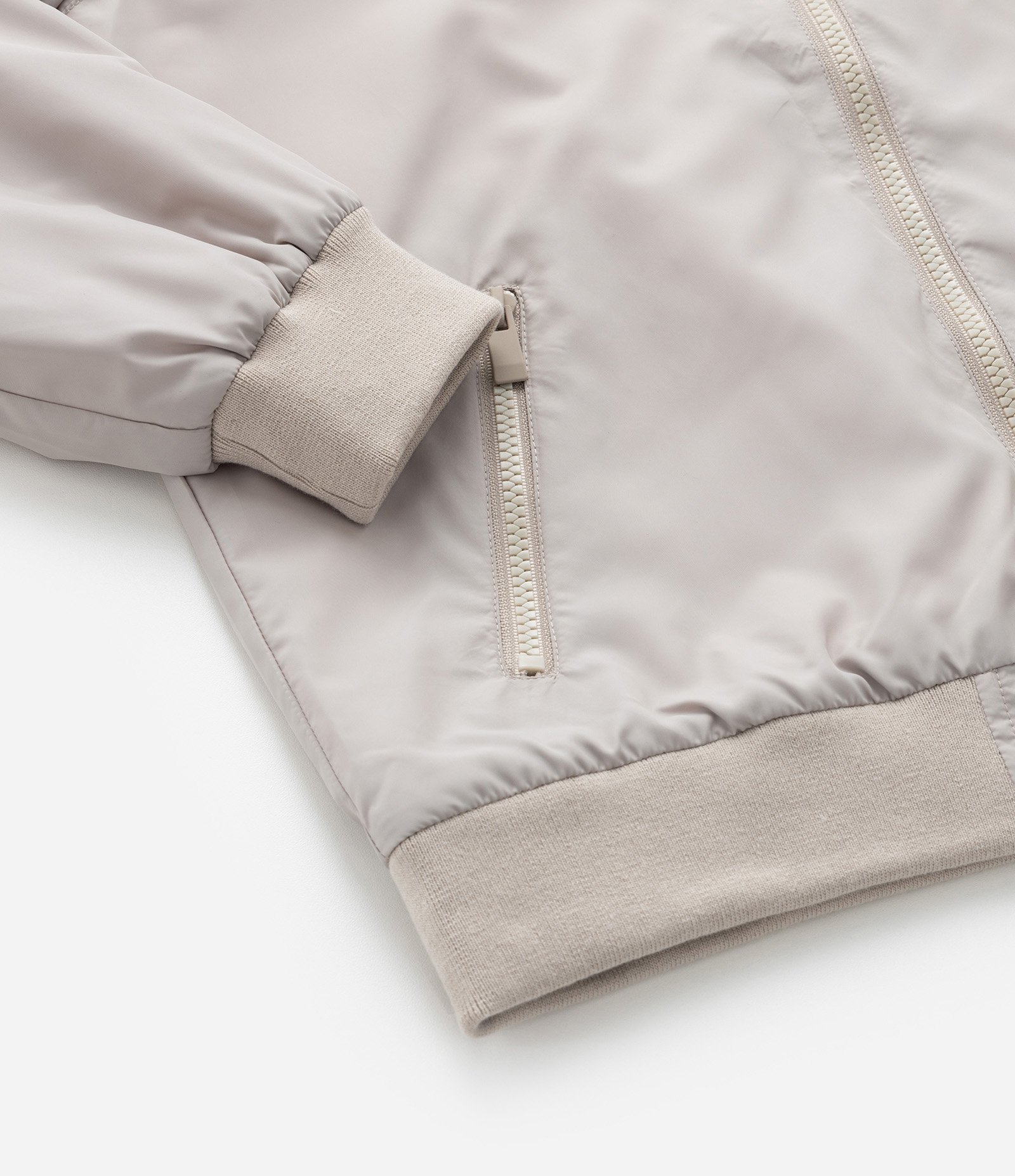 Jaqueta Quebra Vento Infantil com Estampa Nasa - Tam 5 a 14 Anos Bege 7