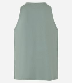 Regata Esportiva em  Tecnologia Dry Estampa  Lettering Vertical