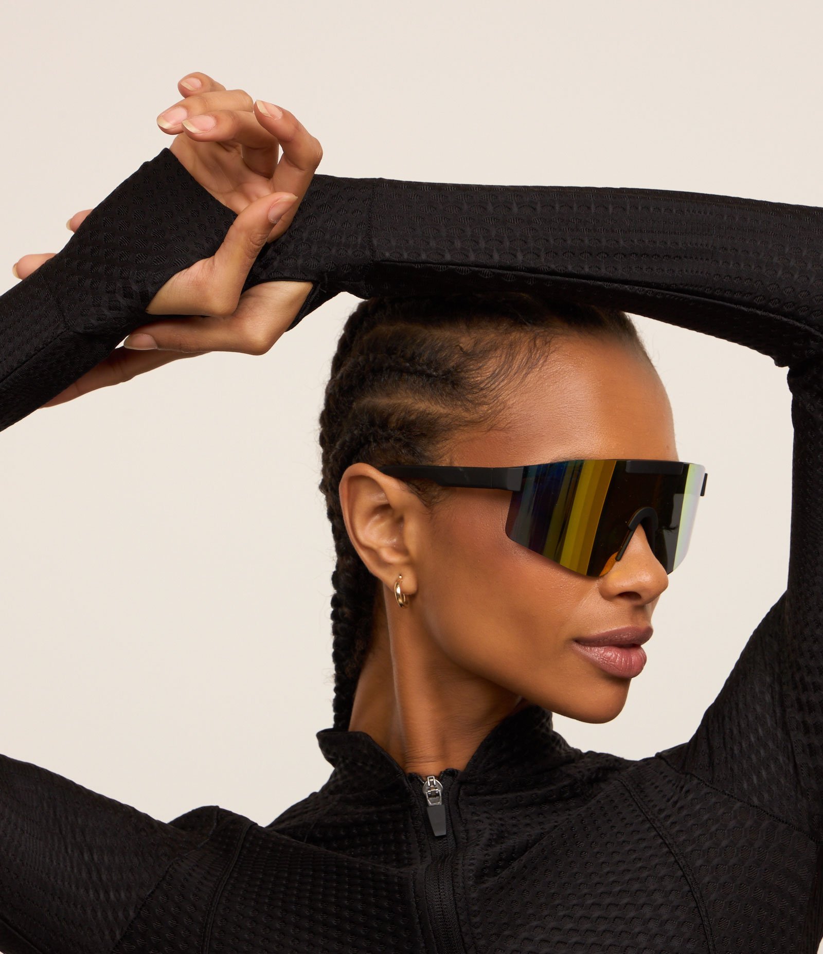 Jaqueta Esportiva em Microfibra com Gola Padre Preto 6