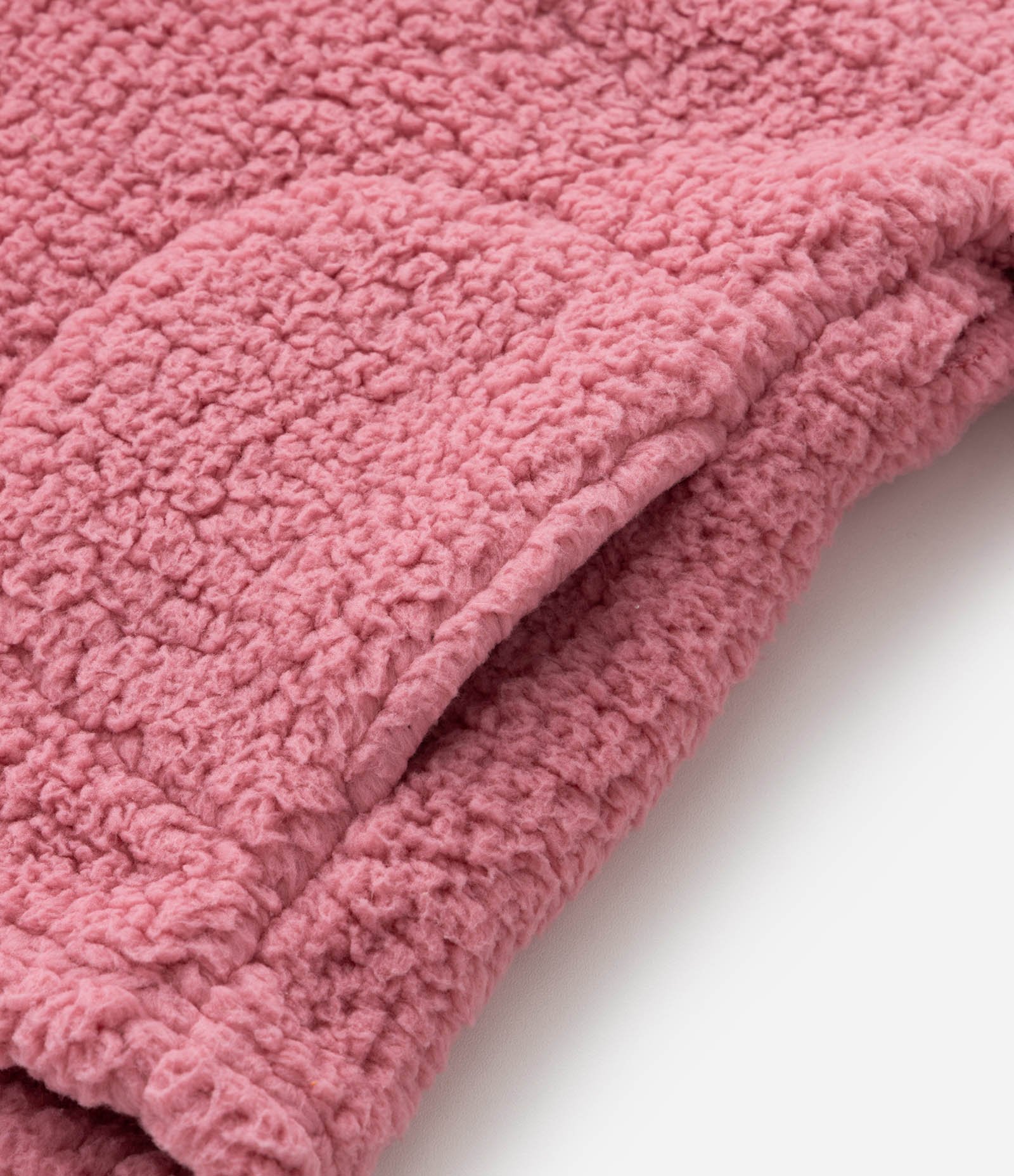 Casaco Fechado Infantil em Sherpa com Capuz de Orelhinhas - Tam 5 a 14 anos Rosa 5