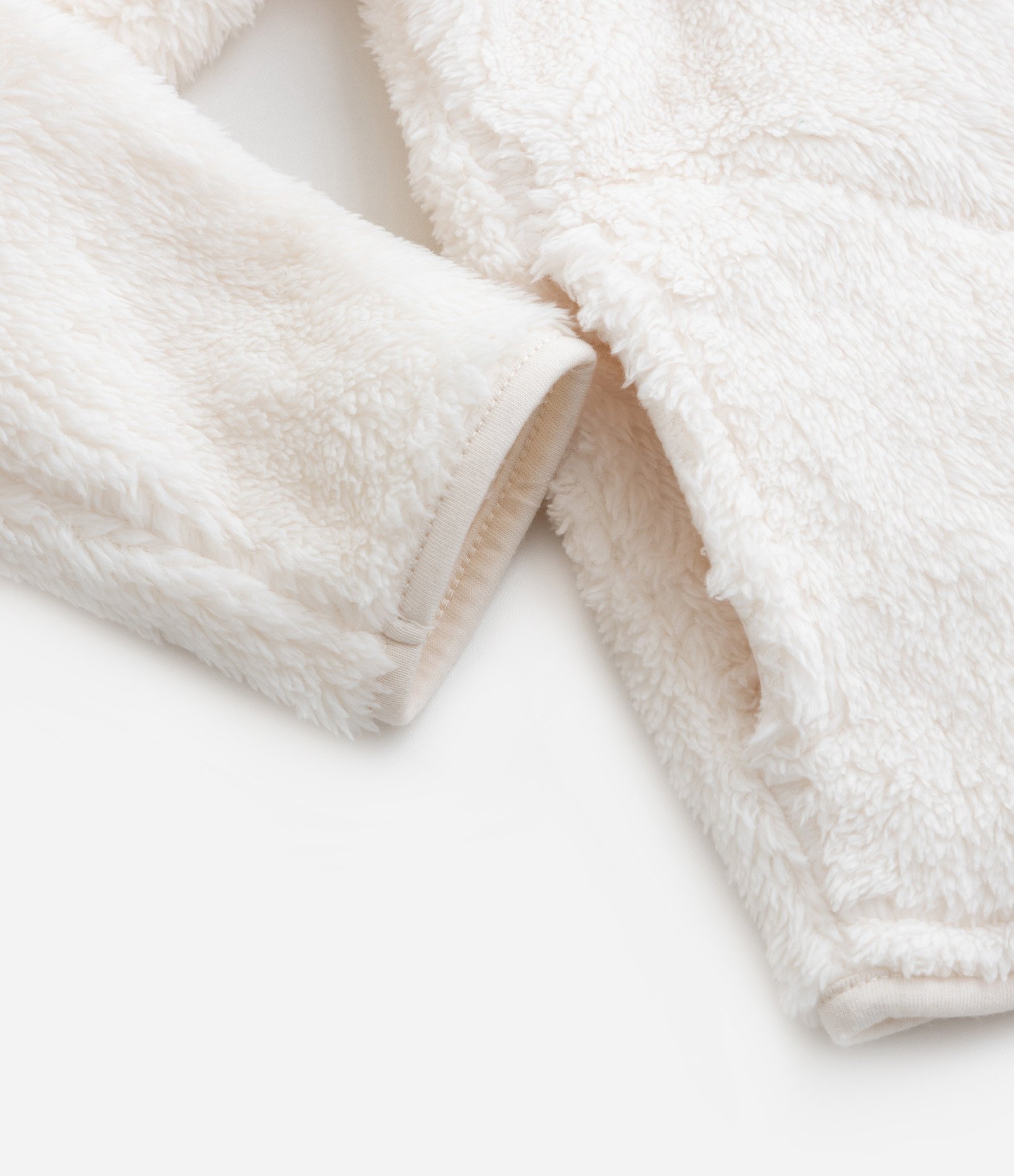 Jaqueta Infantil Quentinha com Pelinhos - Tam 1 a 5 anos Off White 6